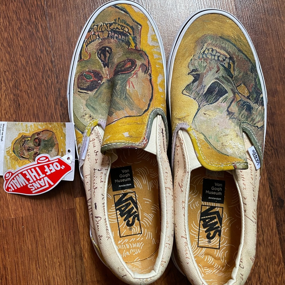 Vans Van Gogh Skull slids BNIB never worn